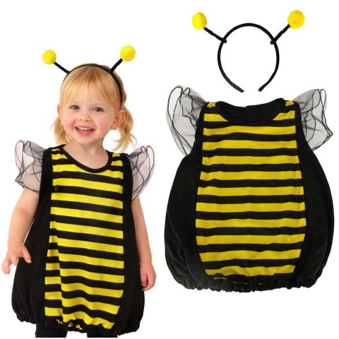 Kostium strój karnawałowy przebranie pszczółka pszczoła opaska 2 el rozmiar S