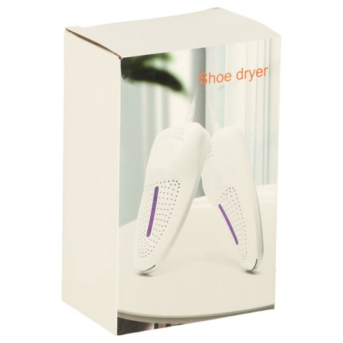 Suszarka do butów mocny osuszacz do obuwia rękawic czapek skarpet biały