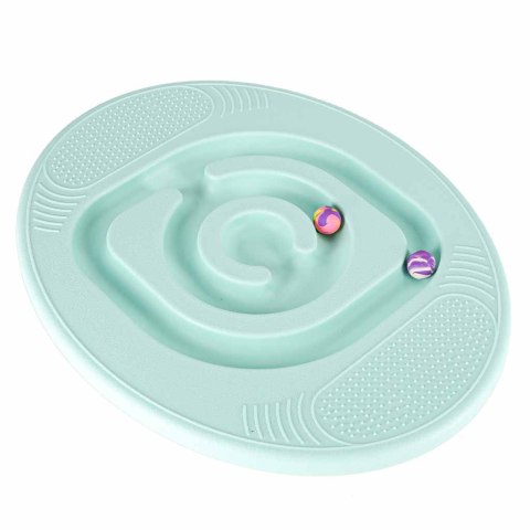 Równoważnia do balansowania deska z labiryntem dla dzieci miętowa