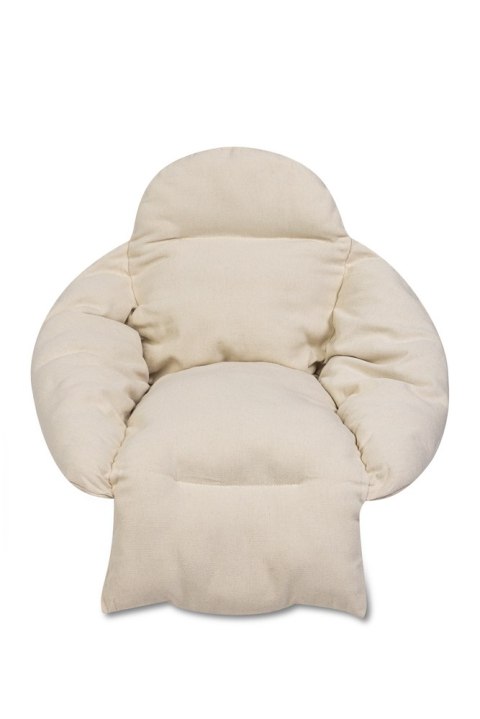 Poduszka LUARO na huśtawkę wiszącą bocianie gniazdo XXL ecru