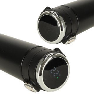 Kubek bidon termiczny z ustnikiem termos LED 350ml czarny