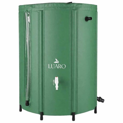 Pojemnik LUARO zbiornik na deszczówkę z kranem beczka na wodę deszczową składana 500 litrów