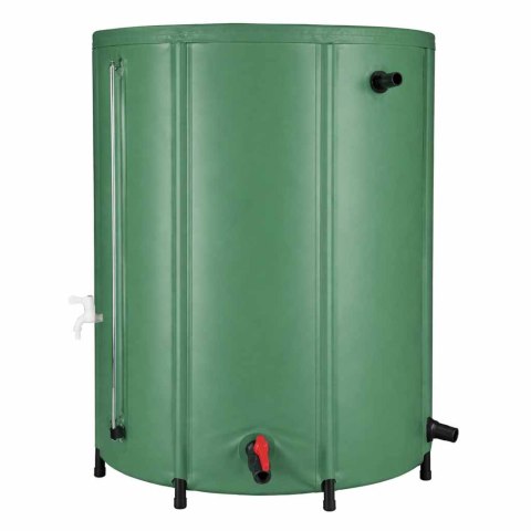 Pojemnik LUARO zbiornik na deszczówkę z kranem beczka na wodę deszczową składana 500 litrów