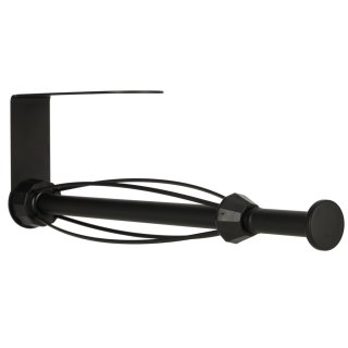 Wieszak uchwyt na ręcznik papierowy kuchenny obrotowy loft czarny