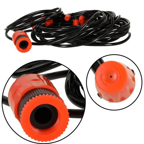 Zraszacz ogrodowy kurtyna wodna mgiełka system nawadniania 20m